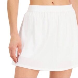 NWOT Ideology Women's White Mini Skort Size: L